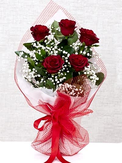 Kayseri Çiçek 5 Güllü Buket