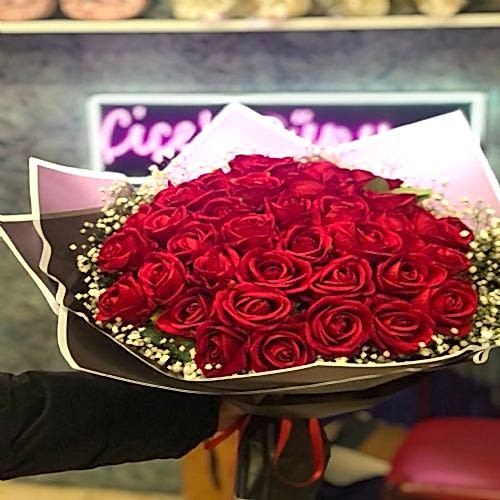 Kadife 41 Güllü Aşk Buketi