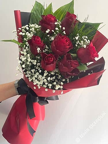 Kayseri Çiçek 7 Güllü Aşk Buketi