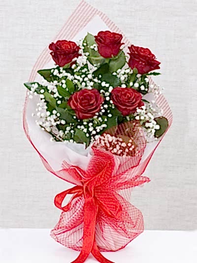 Kayseri Çiçek 5 Güllü Buket