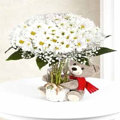 Papatyalı Vazo Arajmanı